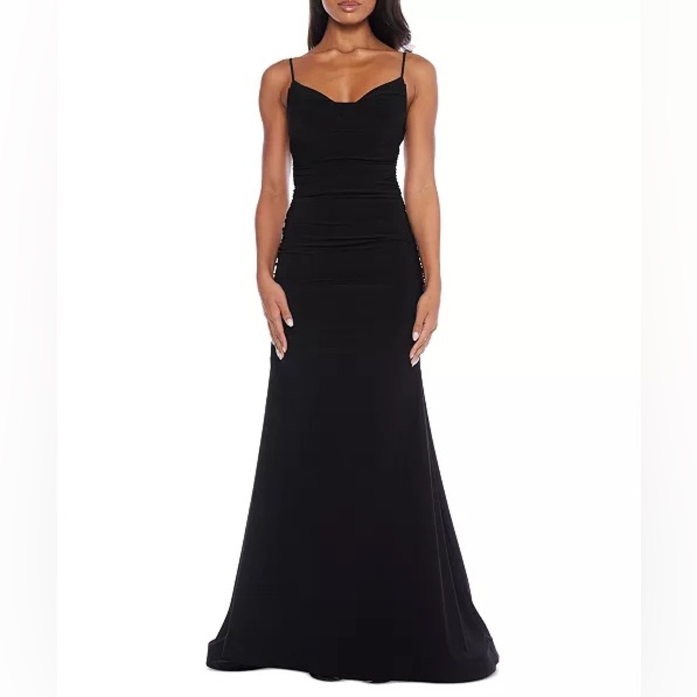 B Darlin - Juniors' Sweetheart-Neck Ruched Gown size 13/14